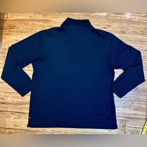 Tommy Bahama Men’s Long Sleeve Black Polo Shirt Silk/Cotton Blend‎ Size L
